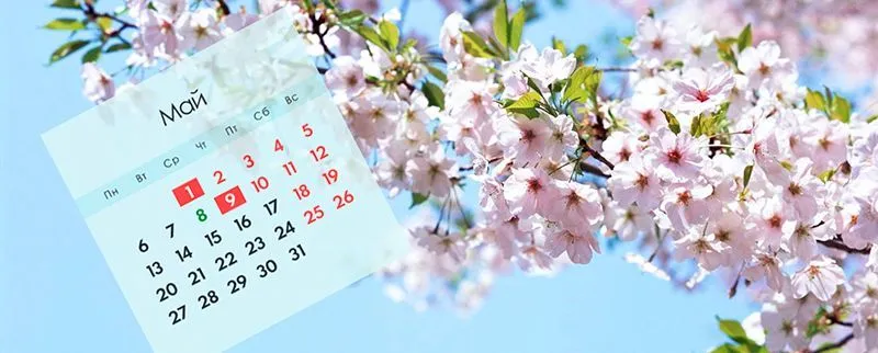 График работы в майские праздники 2024!