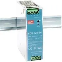Источник питания EDR-120-24, Блок питания 24В, 5А 120Вт MEAN WELL