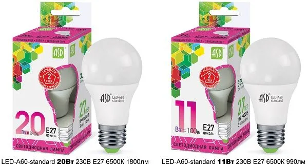 Бренд ASD расширяет ассортимент светодиодных ламп Бренд ASD расширяет ассортимент светодиодных ламп