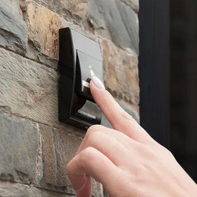 Беспроводной звонок DBQ22M черный WL 36M IP40 2