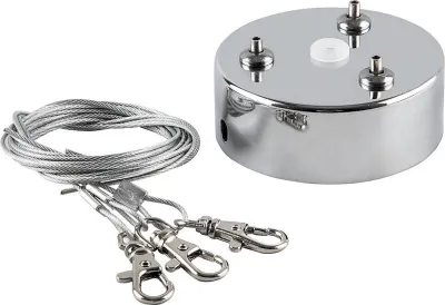 Подвес LD505 для накладных круглых светильников длина 100 см серебро /29723/ Feron