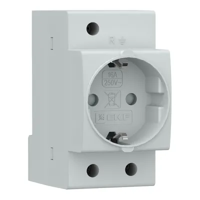 Розетка РДЕ-47 16А (под евро вилку с заземлением) (РАР) EKF PROxima