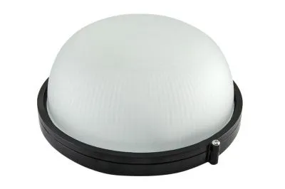 Свет. Накл. накал. E27 1*100Вт IP54 Круг 254*240*117мм Черн. Алюм. НПП 1101 (НПБ1101) TDM ELECTRIC /SQ0303-0025/