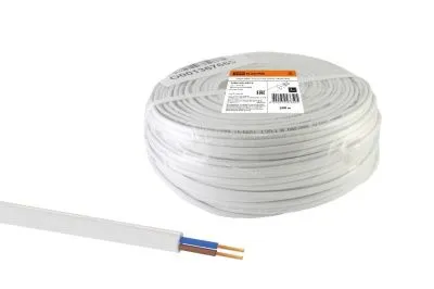 *ШВВП 2*0,75 ГОСТ Шнур (200м), белый TDM