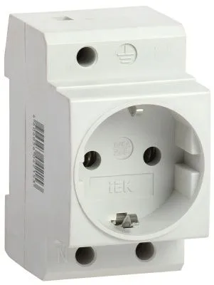 РАр10-3-ОП с з/к Розетка на DIN-рейку ИЭК (5,100)