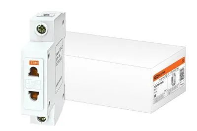 РД-47 Розетка на DIN-рейку 1P 10A (РАР) (12,240) TDM