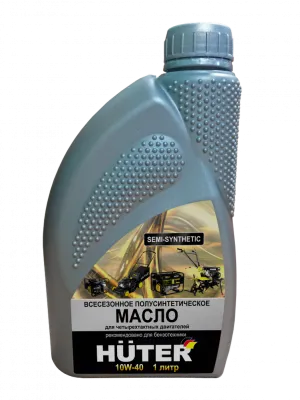Масло моторное для 4х-тактных двигателей 10W-40 1л Huter