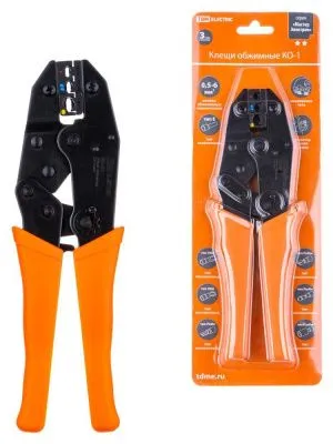 КО-01 Клещи обжимные 1,5-6мм TDM (1;28)