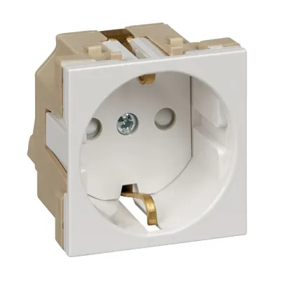 Розетка "В45" RN16-113-B бел. з/к для КАБ.КАН. (20, 120) Systeme Electric